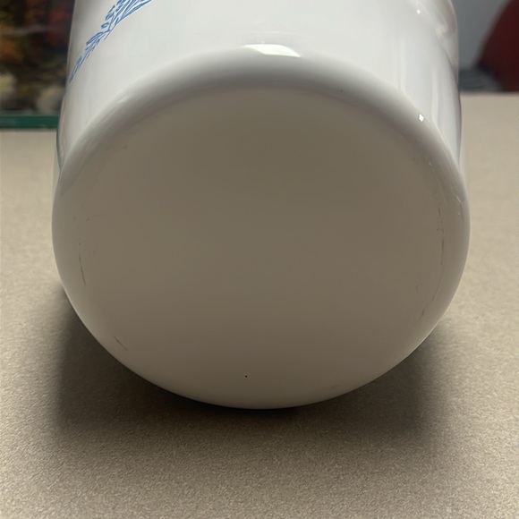 Pyrex Blue Coneflower sauce maker dish with lid and handle 1 quart - Picture 9 of 15